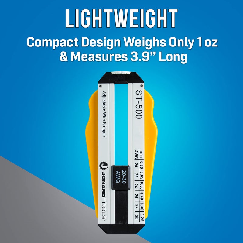 Jonard Tools ST-500 Adjustable Precision Wire Stripper, 20-30 AWG - Image 5